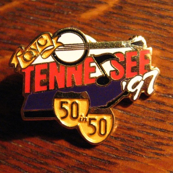 QVC Shopping Television Vintage 1997 Lapel Pin - Picture 1 of 4